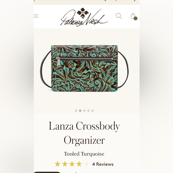 Patricia Nash Tooled Handbag - Picture 2 of 10